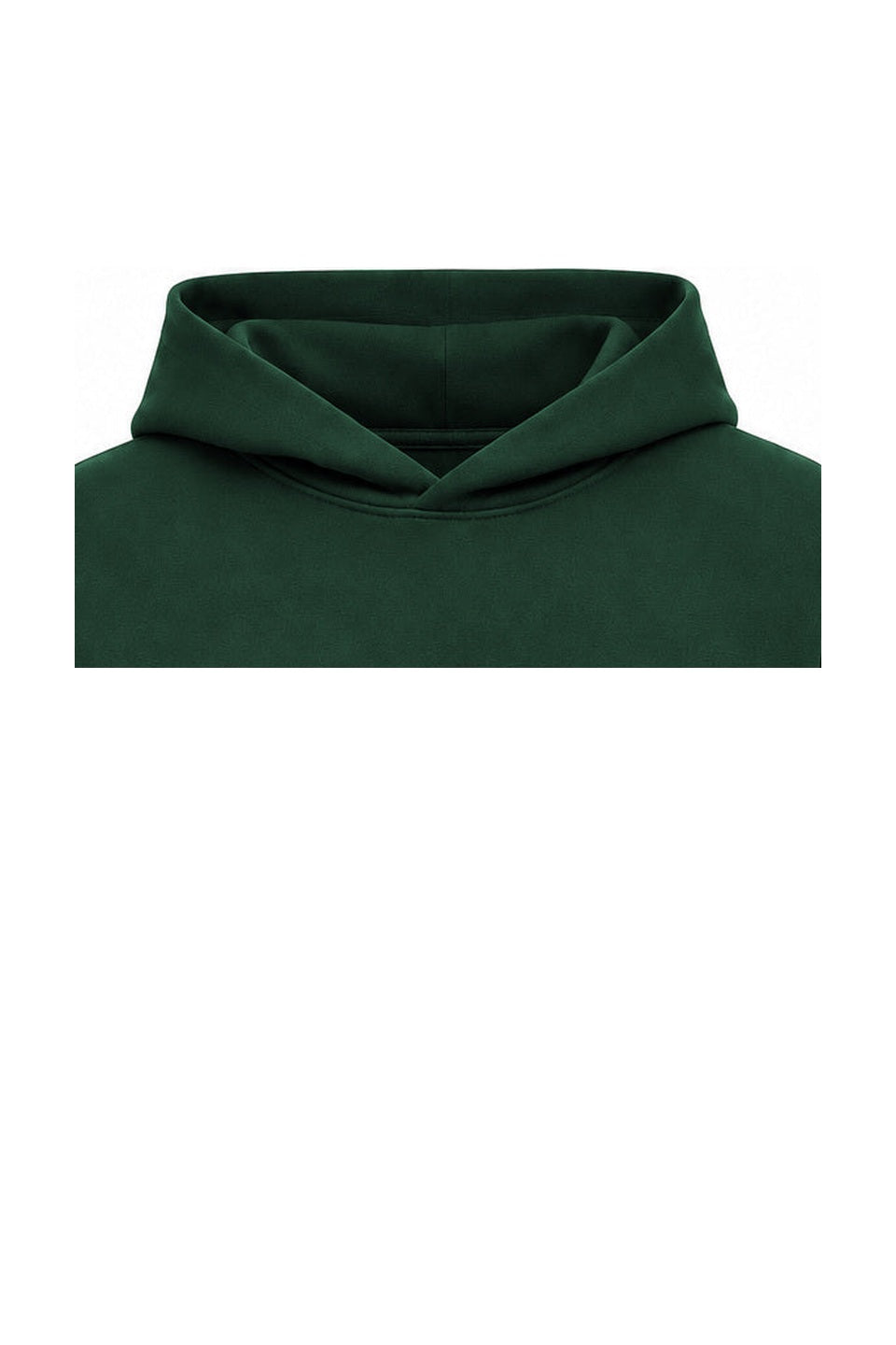 Drawstring-free hood