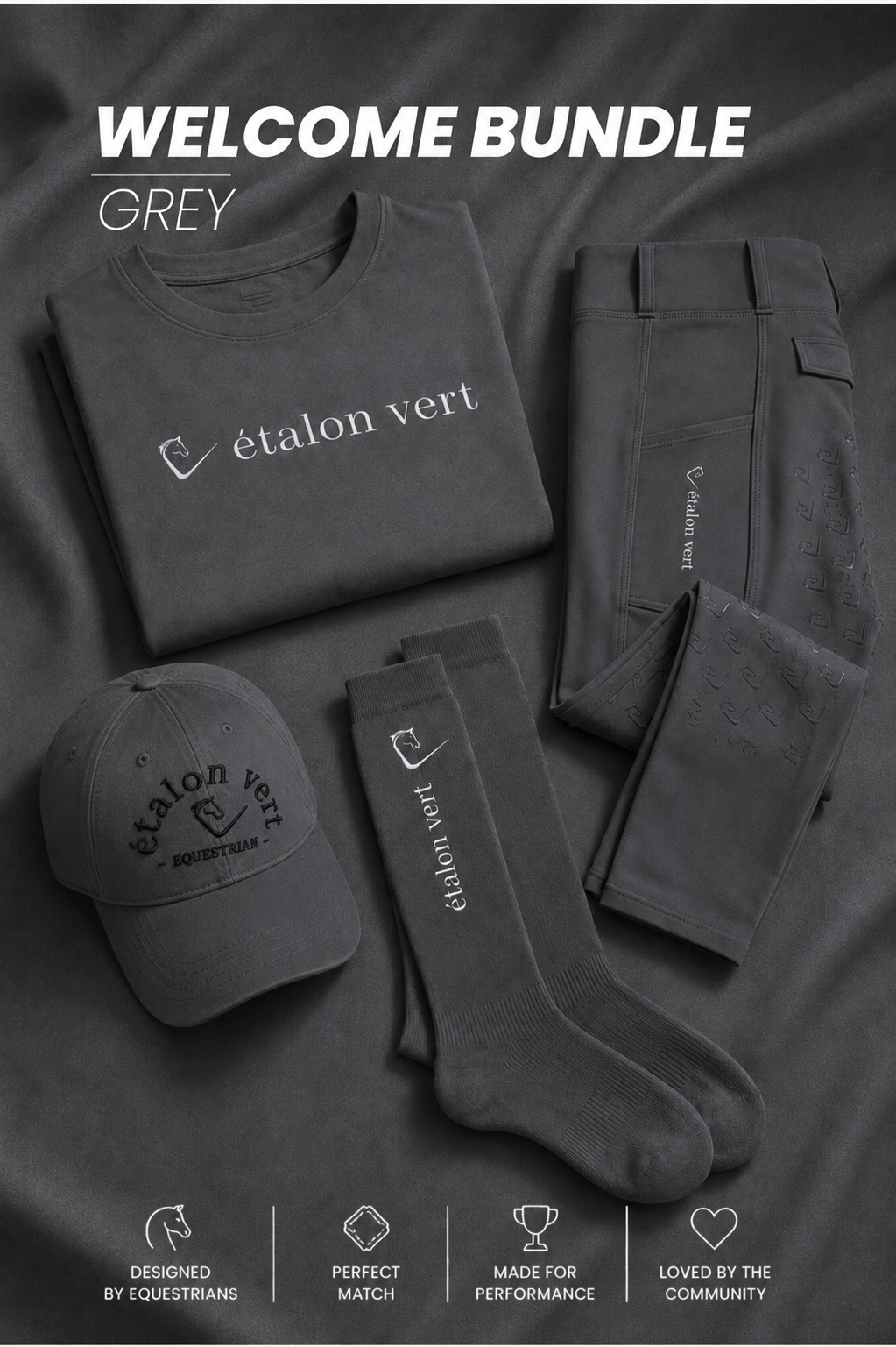 étalon vert Welcome Bundle - Stone Grey