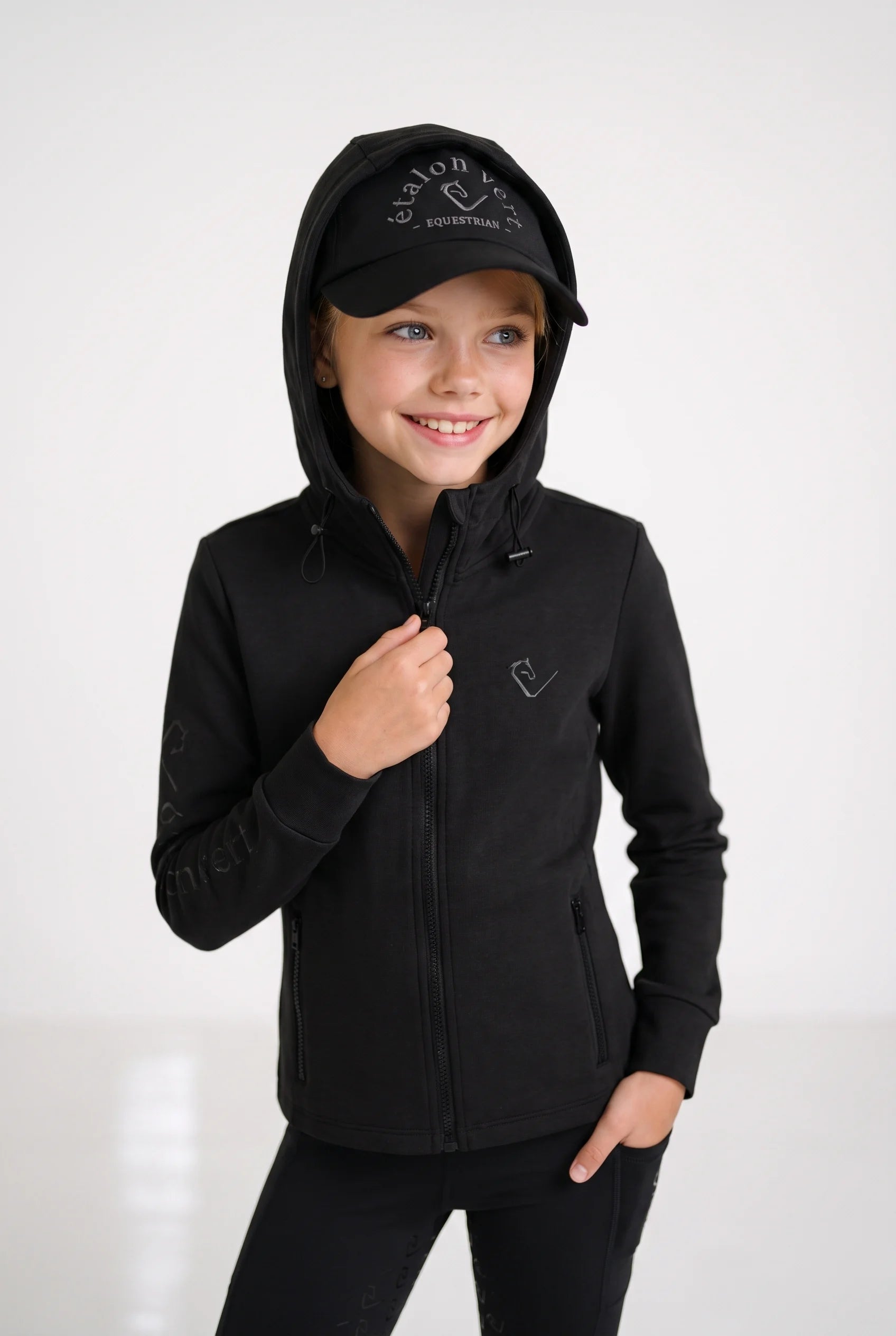 Sportjacke Grannus 2.0 Young Riders - Black