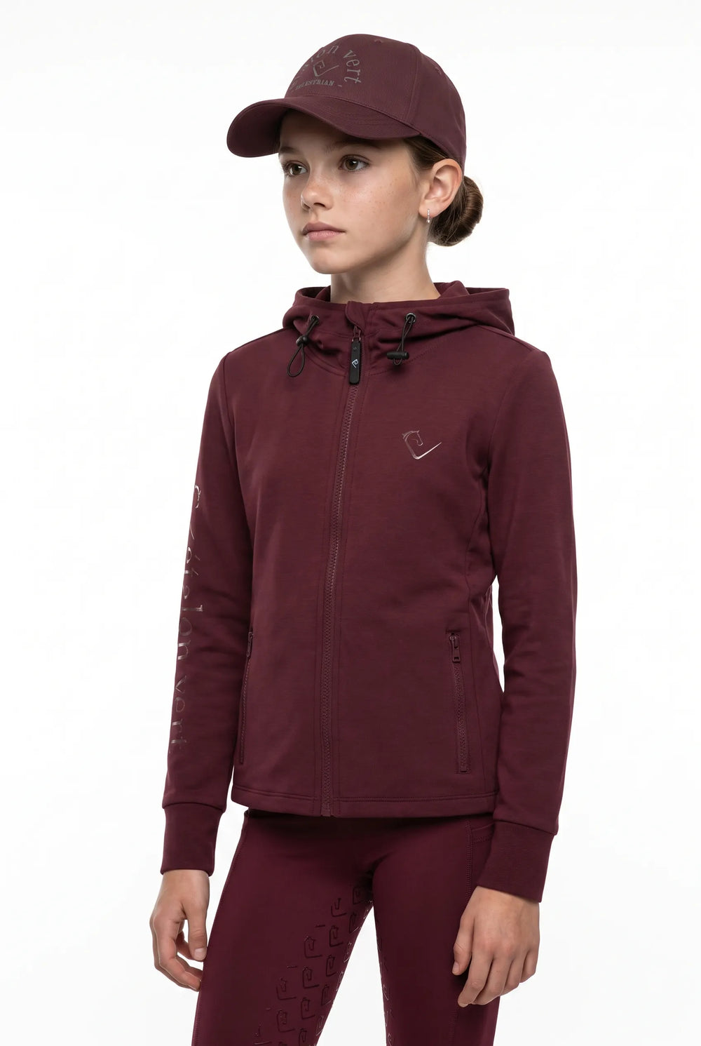Grannus 2.0 Young Riders Sports Jacket - Burgundy