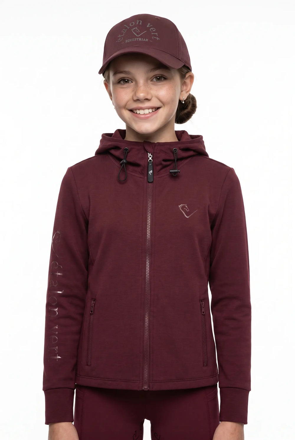 Grannus 2.0 Young Riders Sports Jacket - Burgundy