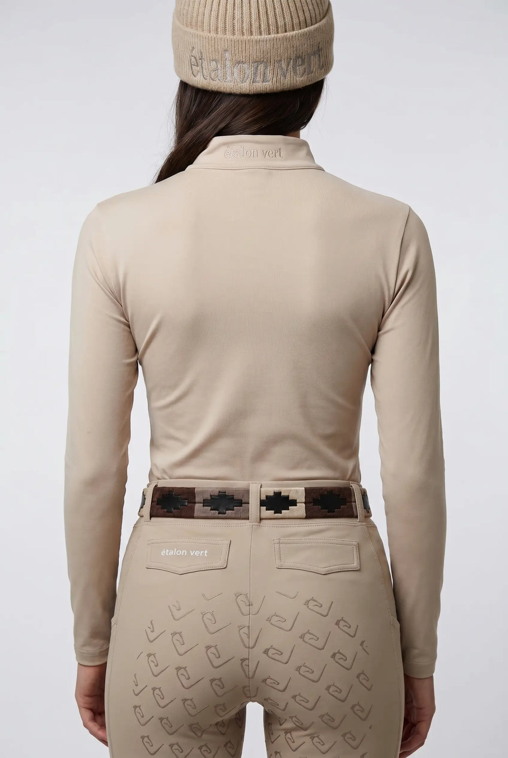T-shirt fonctionnel Snowball Thermo manches longues - Beige