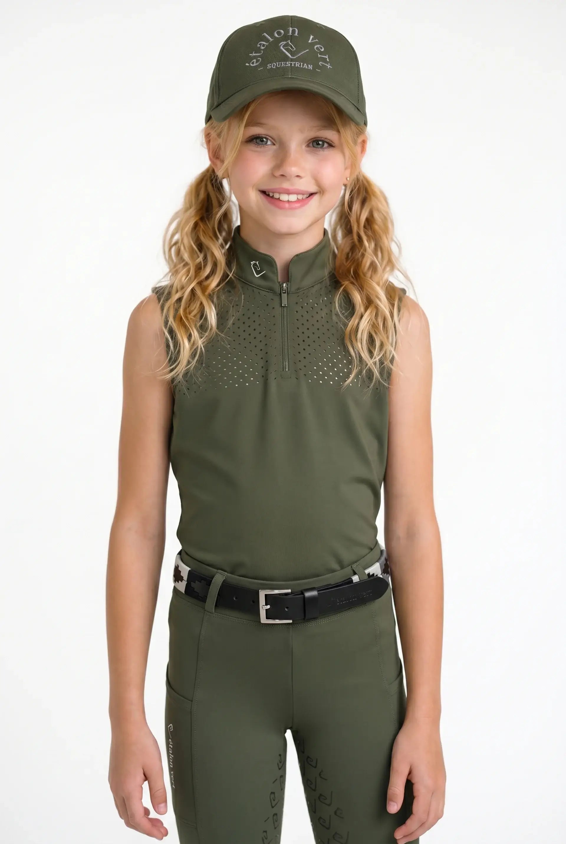 T-shirt fonctionnel Star Gold Young Riders Sleeveless - White