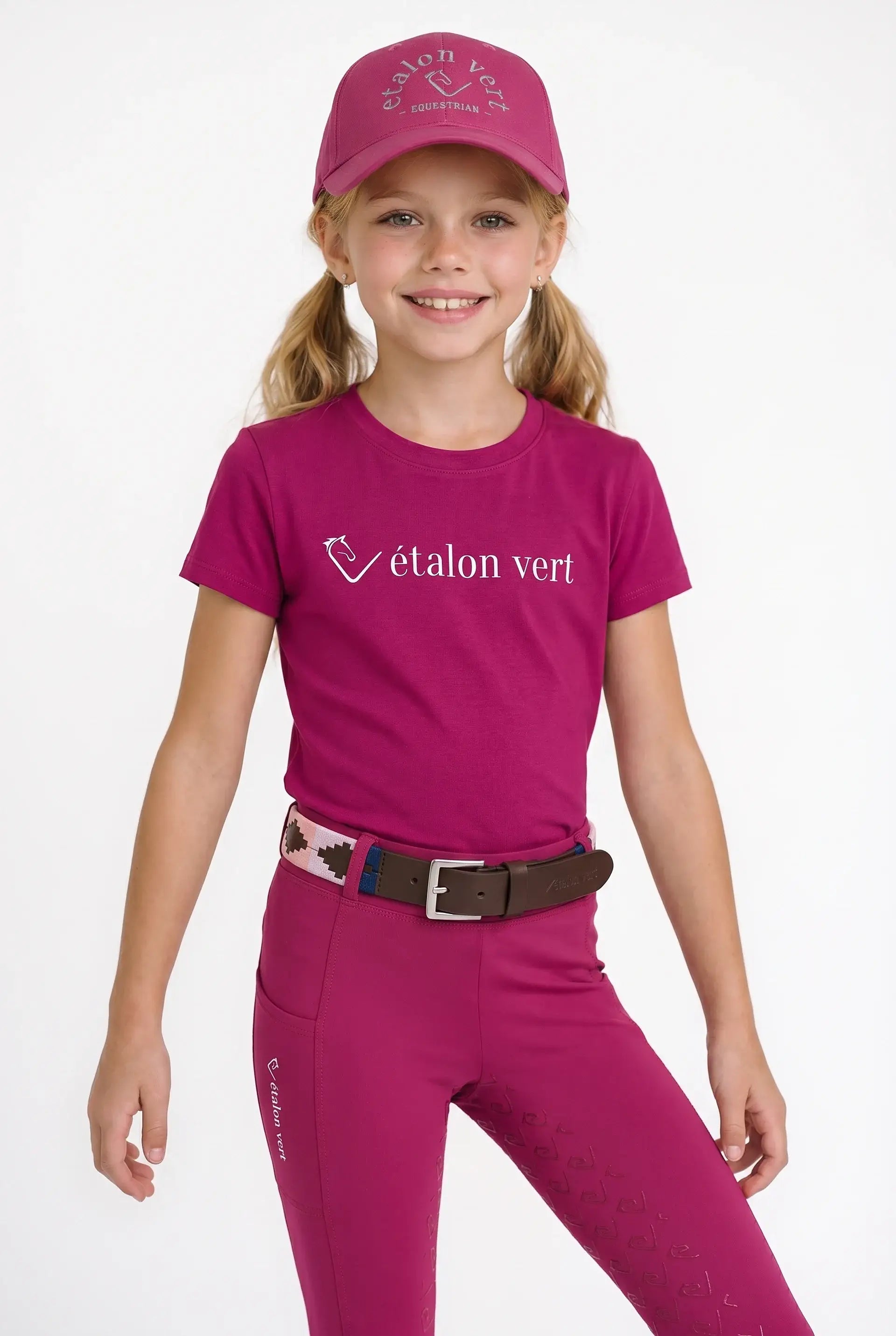 Chemise logo Quiwi Dream Young Riders - Very Berry