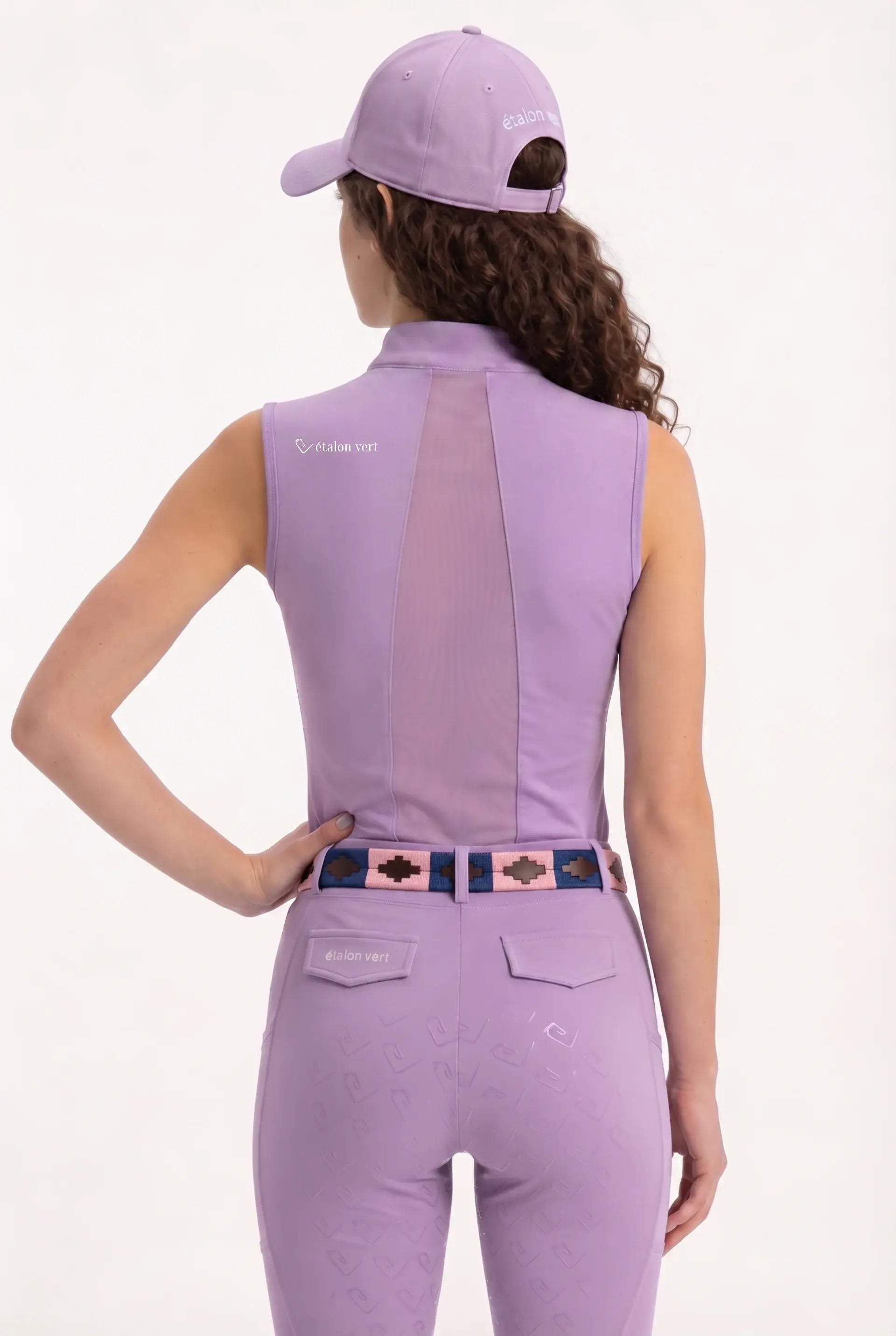 Star Gold Sleeveless Mesh - Lavender