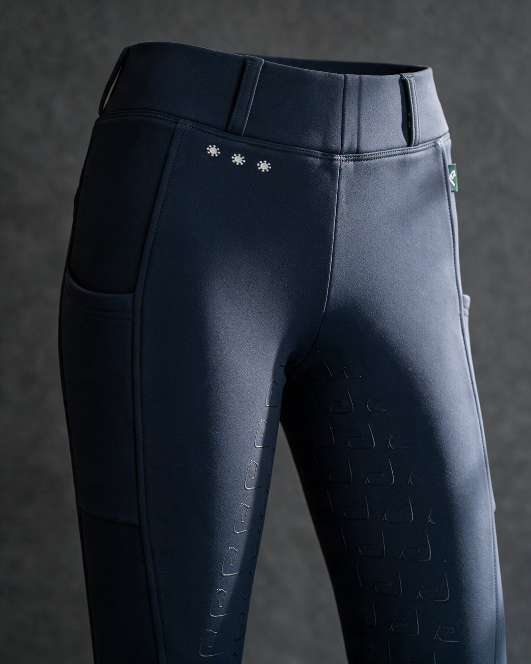 Negro 2.0 Winterreitleggings Navy – hoher Bund und Gürtelschlaufen