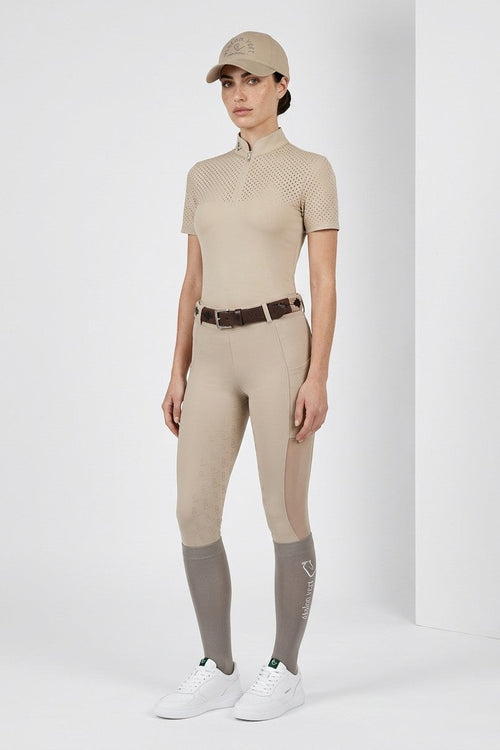 Functional shirt Star Gold short sleeve - beige