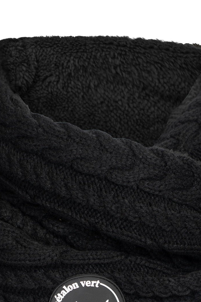Palomo Rundschal black – Fleecefutter