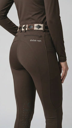 Belissimo 2.0 Reithose Kniegripp - Brown