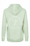 Quaterback Hoodie - Horses & Cocktail Edition - Mint Green
