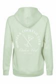 Quarterback Hoodie - Horses & Cocktail Edition - Mint Green