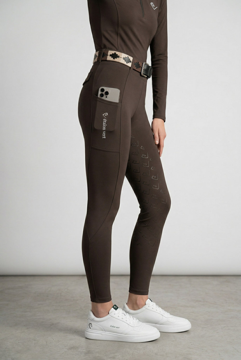 Chacco 2.0 - Leggings Fullgrip - Brown