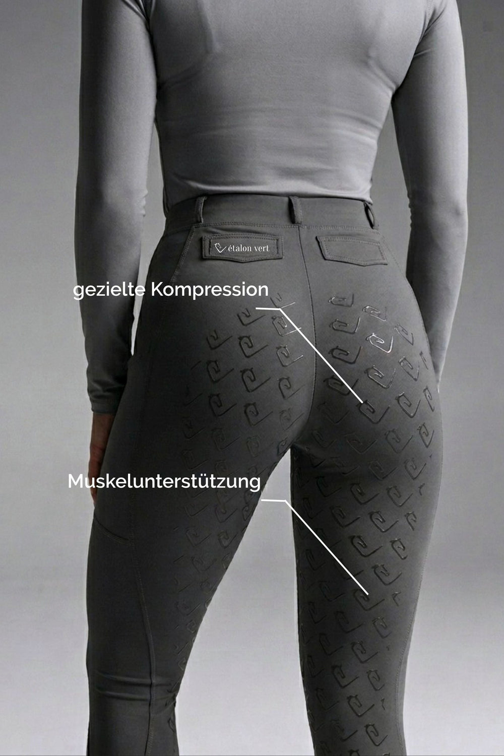 Chacco 2.0 - Compression Leggings Fullgrip - Grey