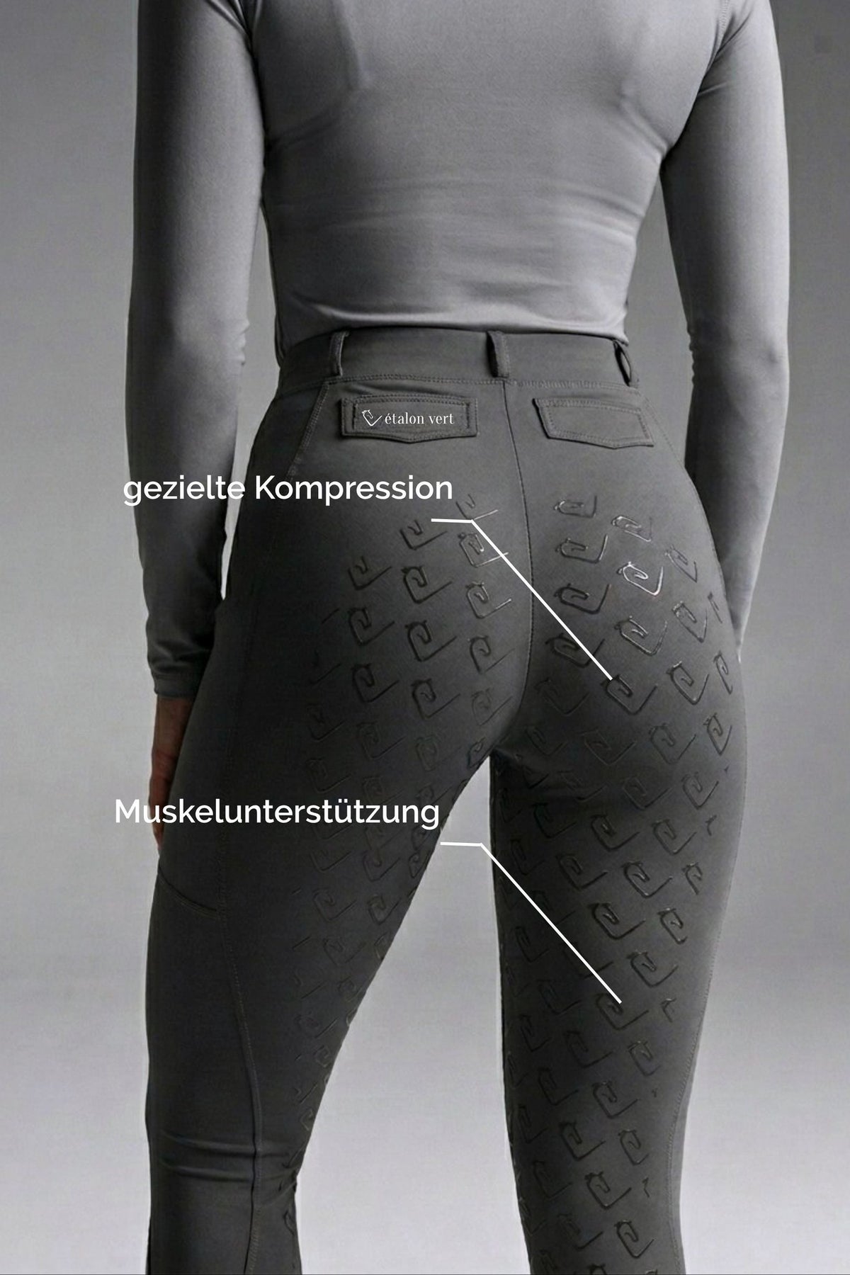Chacco 2.0 - Compression Leggings Fullgrip - Grey