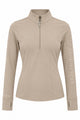 Snowball Thermo Langarmshirt – Beige, Vorderansicht