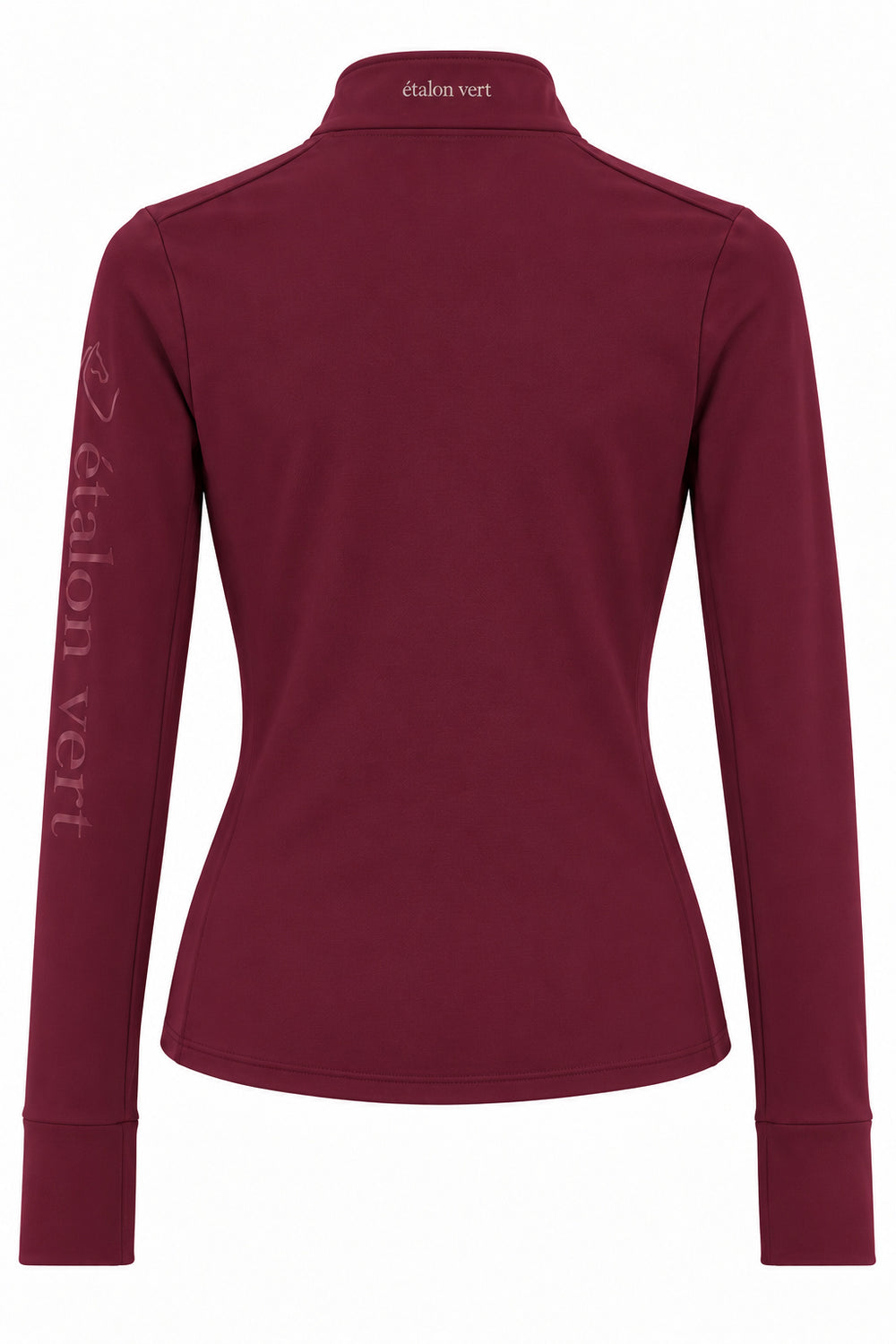 Snowball Thermo Langarmshirt – Burgundy, Rückenansicht
