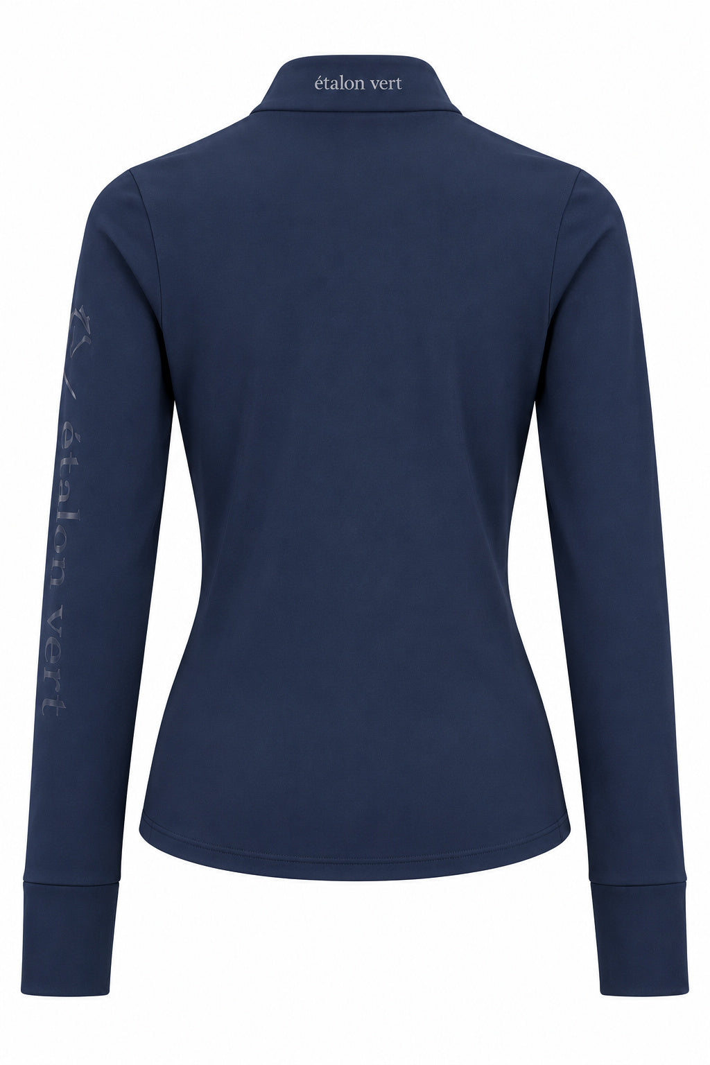 Snowball Thermo Langarmshirt – Navy, Rückenansicht