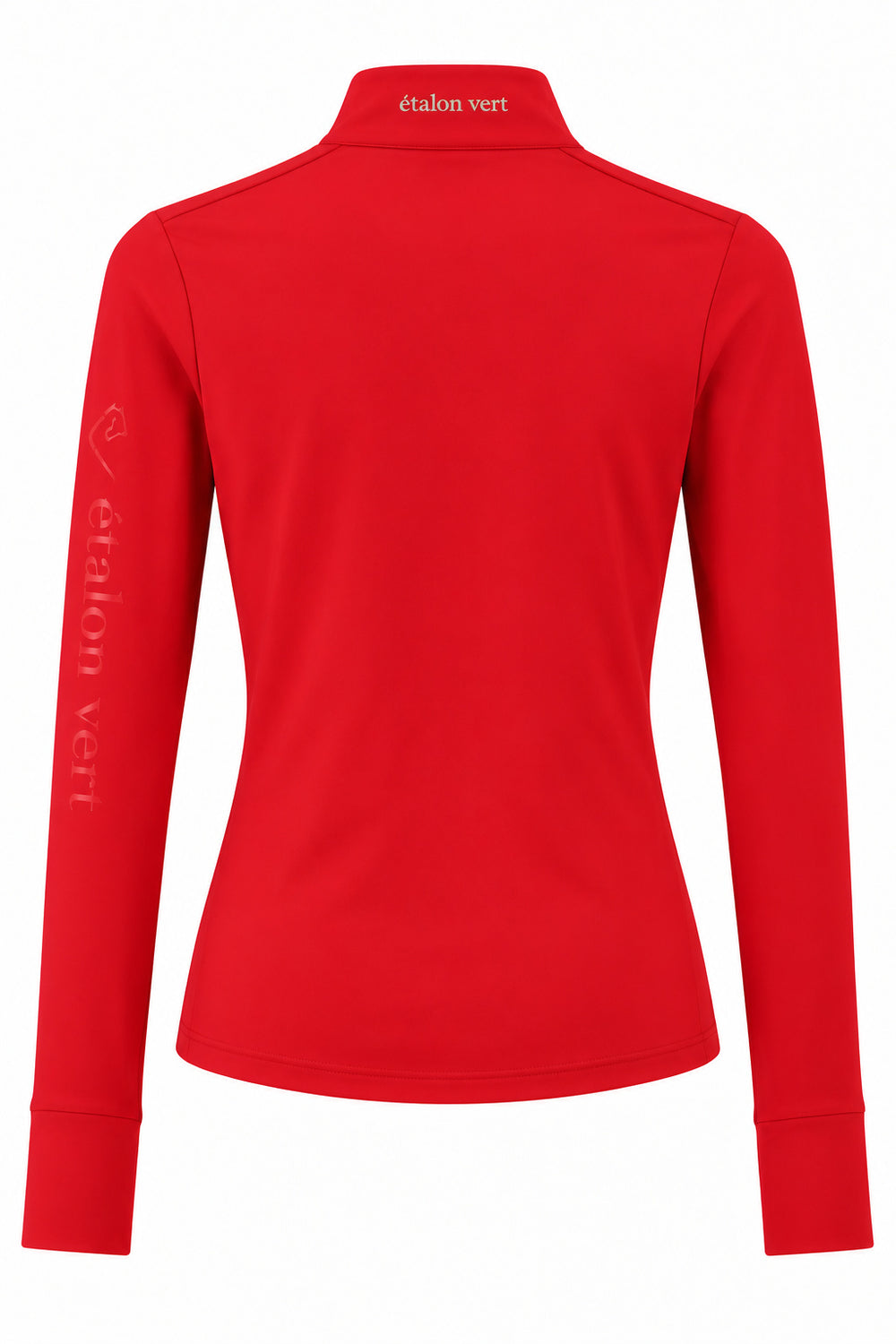 Snowball Thermo Langarmshirt – Red, Rückenansicht