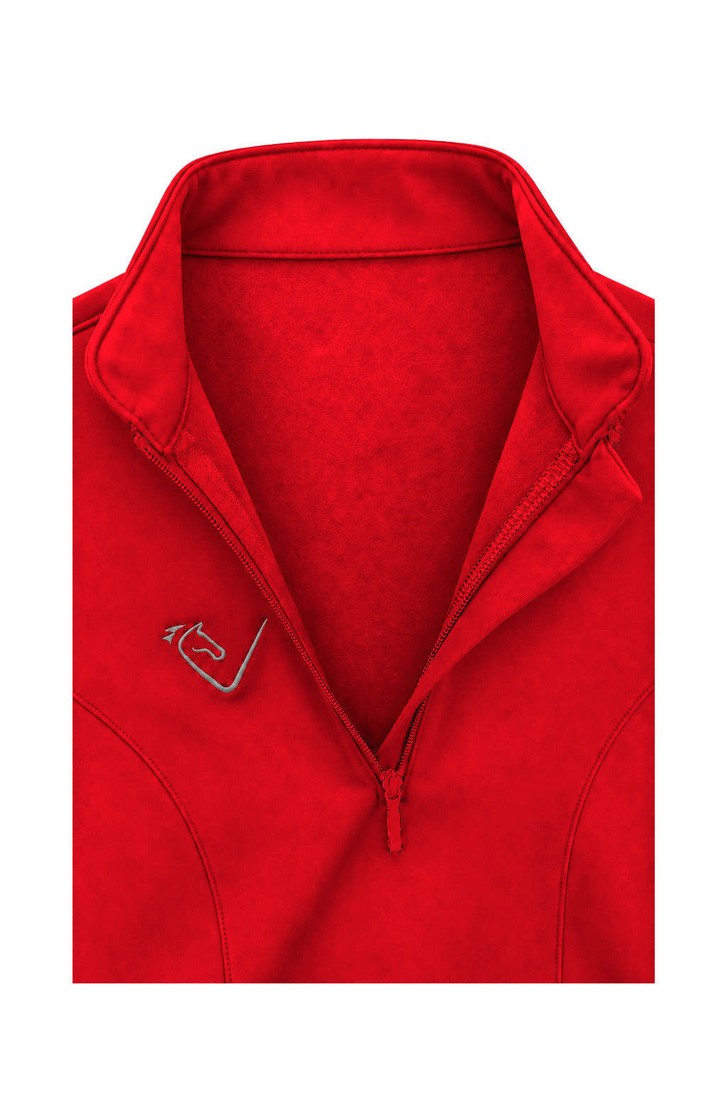 Snowball Thermo Langarmshirt – Red, Innenfutter, Farbvisualisierung