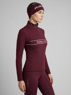 Zip Pullover - Etalon Equestrian - Burgundy