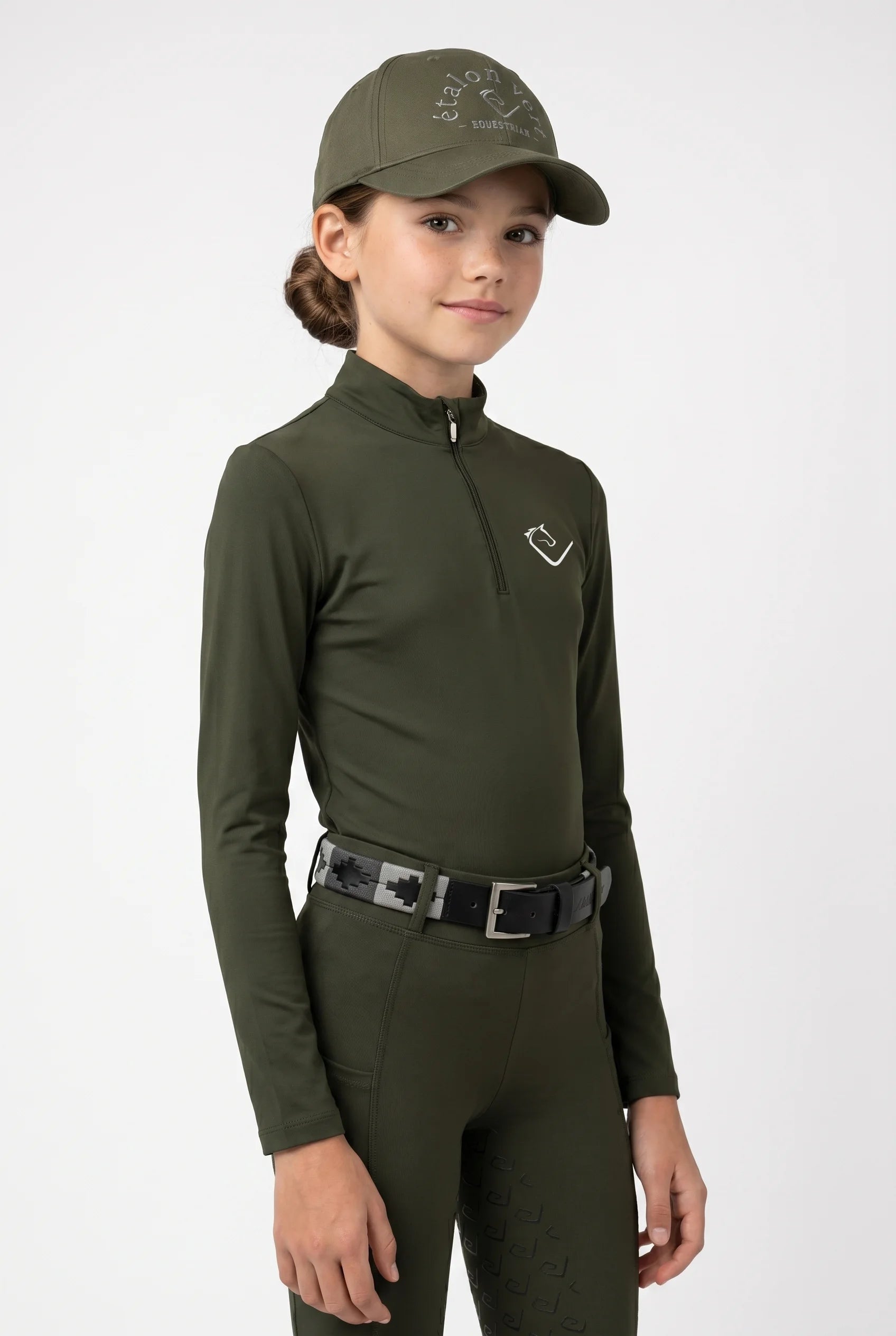 Easy Game Longsleeve - Jeunes Riders - Olive