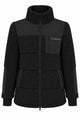 Valegro Teddyjacke black Vorderansicht, Reißverschlüsse Ton in Ton