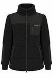 étalon vert Teddyjacke in Schwarz – Frontansicht
