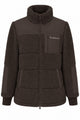 Valegro Teddyjacke brown Vorderansicht, Reißverschlüsse Ton in Ton