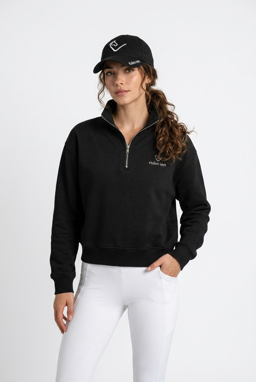Zip Sweater - Black