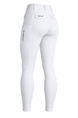 Turnier-Reitleggings Fullgrip - White