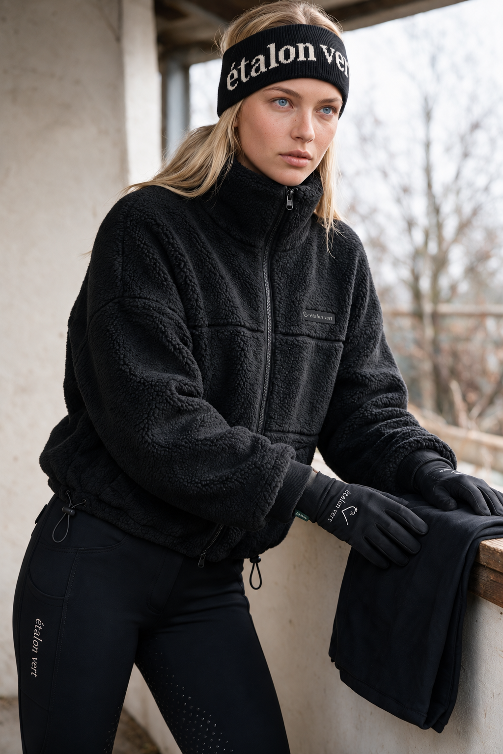 Teddyjacke Valegro Oversize Schwarz – M13 · Don-Carlos-Korrektur