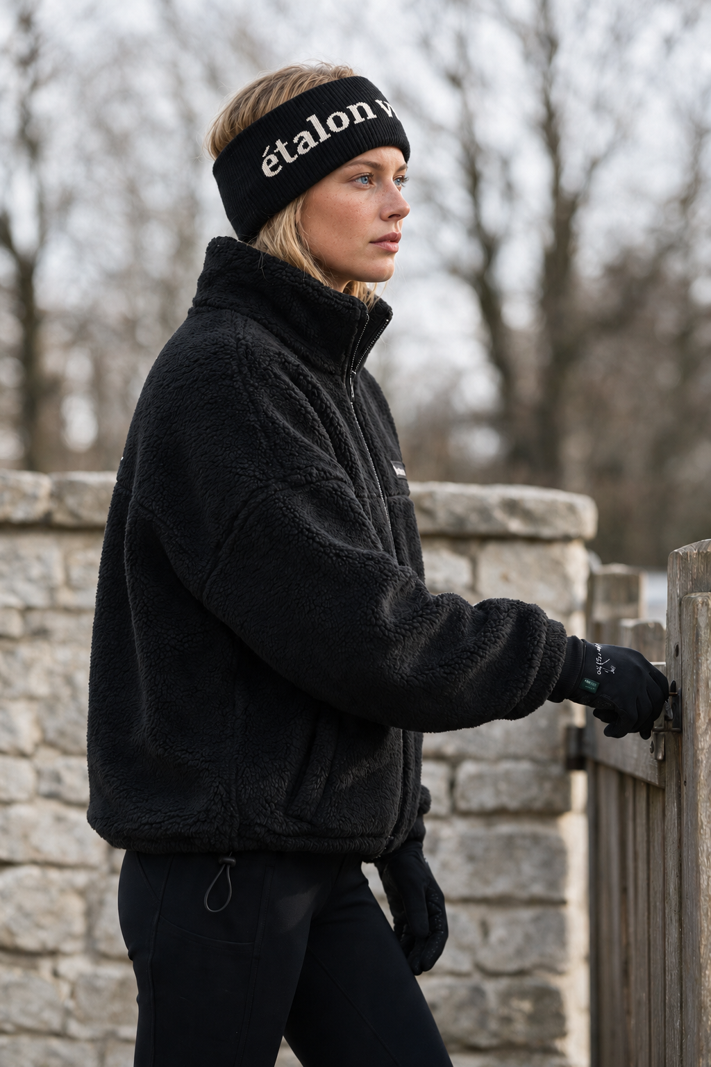 Teddyjacke Valegro Oversize Schwarz – Shooting 03 R1
