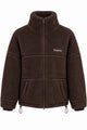 Valegro Oversize Teddyjacke Braun – freigegebene geschlossene Basisfront