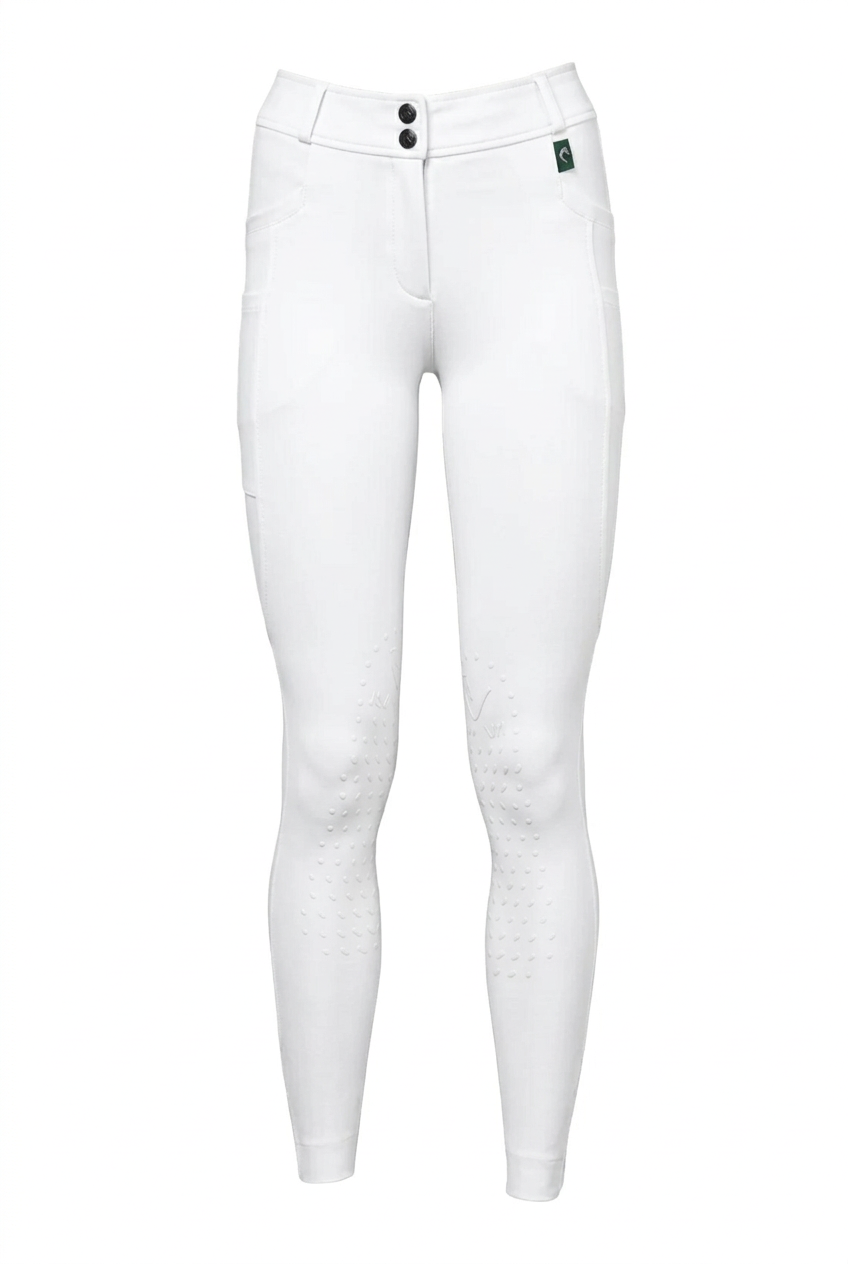 Belissimo 2.0 Reithose mit Leggings Komfort Kniegrip - White